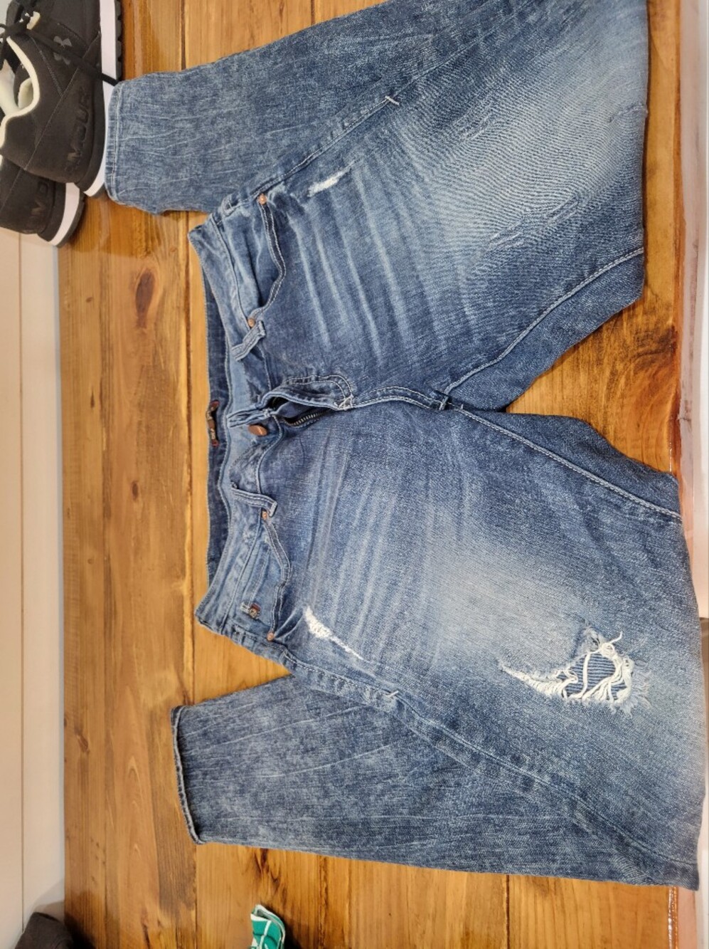 Dear John Distressed Blue Women's Relaxed Jeans